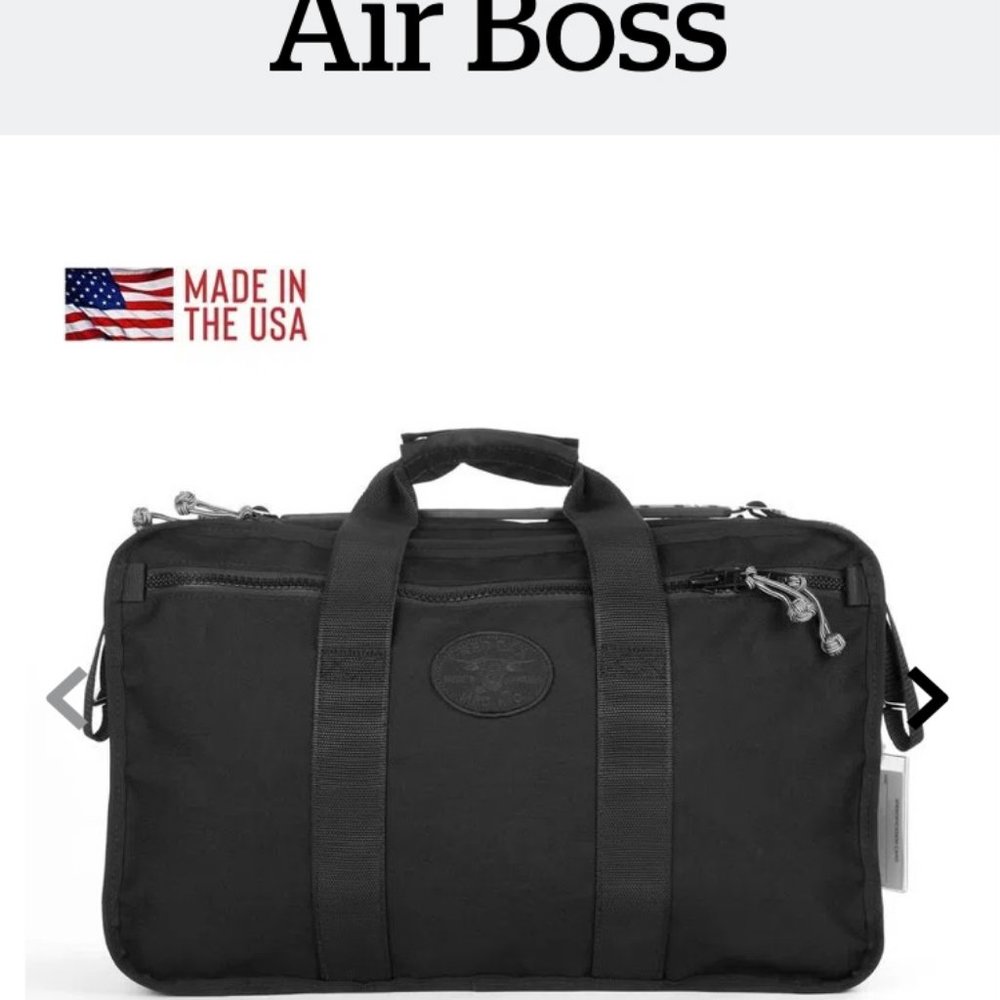 Red Oxx Air Boss suitcase, black